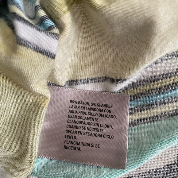 Worthington Women’s stretch stripped top blouse size 1X - Picture 7 of 8